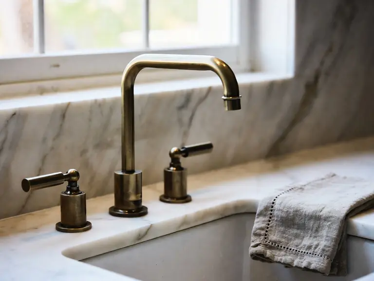 Kitchen faucet installed in Buffalo Grove by Nailed It North Shore licensed crew