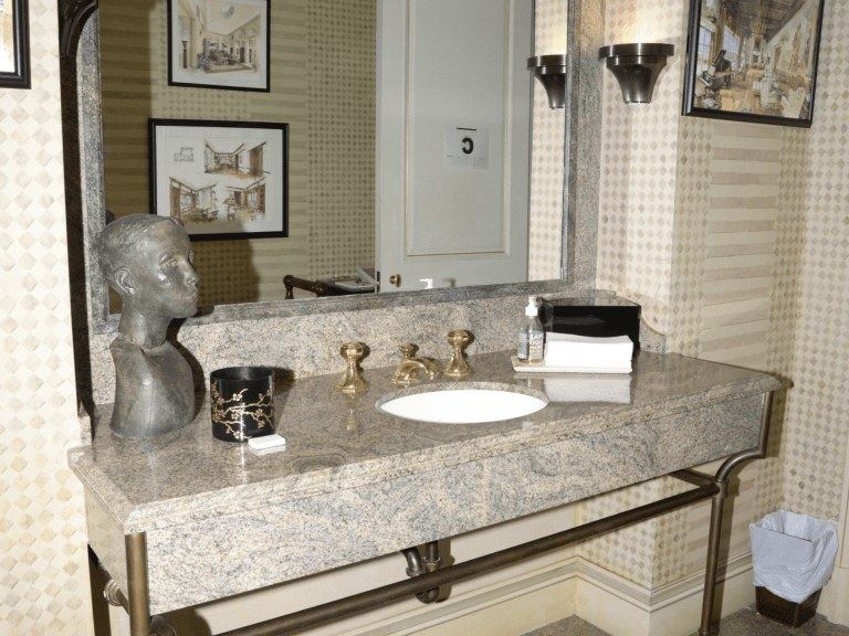Powder room remodel completed in Winnetka by Nailed It North Shore licensed crew